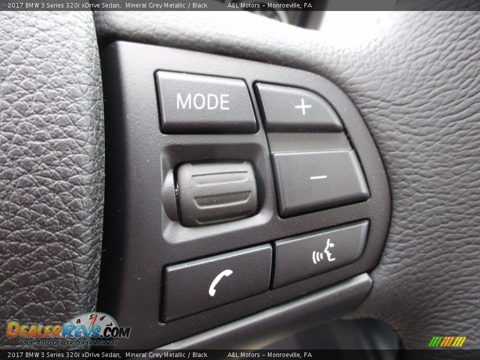 2017 BMW 3 Series 320i xDrive Sedan Mineral Grey Metallic / Black Photo #18