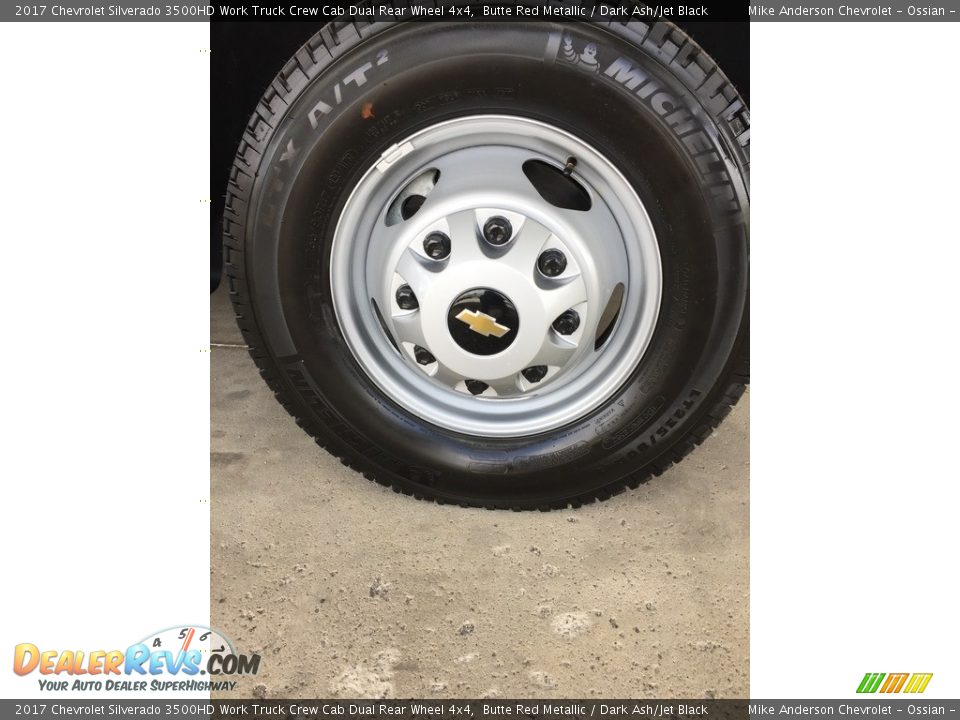 2017 Chevrolet Silverado 3500HD Work Truck Crew Cab Dual Rear Wheel 4x4 Butte Red Metallic / Dark Ash/Jet Black Photo #2