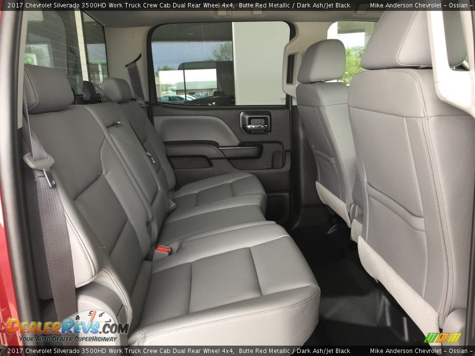 2017 Chevrolet Silverado 3500HD Work Truck Crew Cab Dual Rear Wheel 4x4 Butte Red Metallic / Dark Ash/Jet Black Photo #7