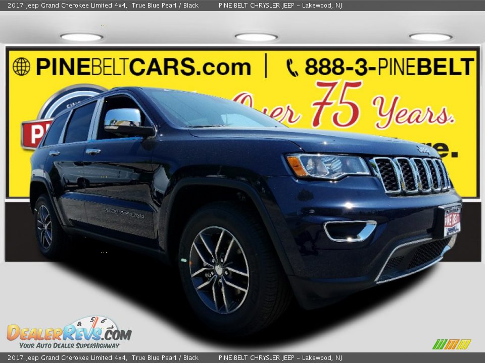 2017 Jeep Grand Cherokee Limited 4x4 True Blue Pearl / Black Photo #1