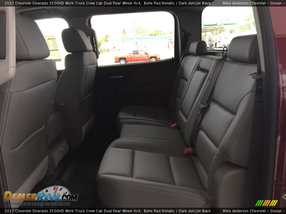 2017 Chevrolet Silverado 3500HD Work Truck Crew Cab Dual Rear Wheel 4x4 Butte Red Metallic / Dark Ash/Jet Black Photo #12