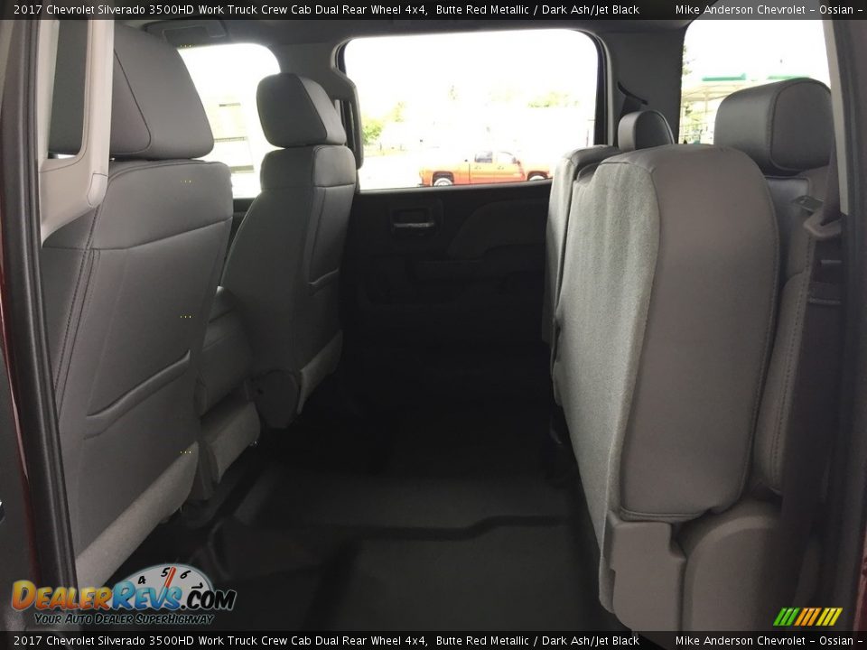 2017 Chevrolet Silverado 3500HD Work Truck Crew Cab Dual Rear Wheel 4x4 Butte Red Metallic / Dark Ash/Jet Black Photo #13