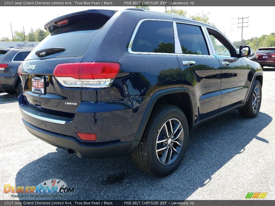 2017 Jeep Grand Cherokee Limited 4x4 True Blue Pearl / Black Photo #5