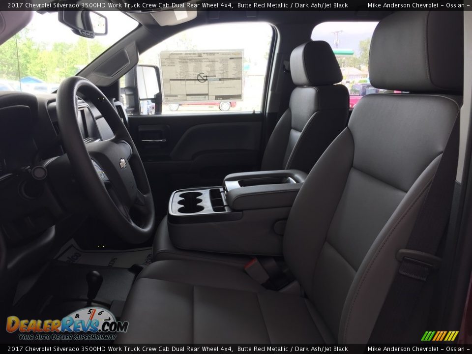 2017 Chevrolet Silverado 3500HD Work Truck Crew Cab Dual Rear Wheel 4x4 Butte Red Metallic / Dark Ash/Jet Black Photo #18