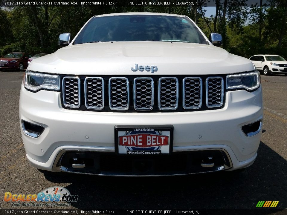 2017 Jeep Grand Cherokee Overland 4x4 Bright White / Black Photo #2