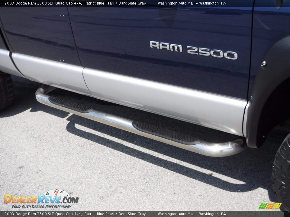 2003 Dodge Ram 2500 SLT Quad Cab 4x4 Patriot Blue Pearl / Dark Slate Gray Photo #4