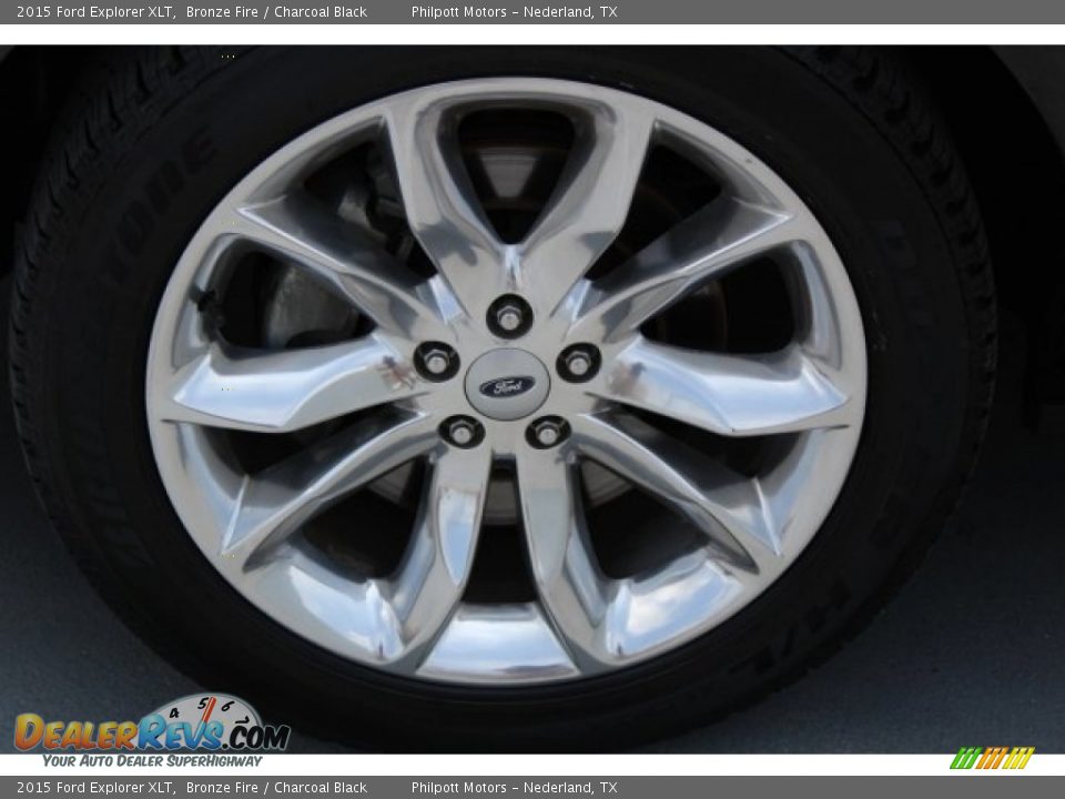 2015 Ford Explorer XLT Bronze Fire / Charcoal Black Photo #4