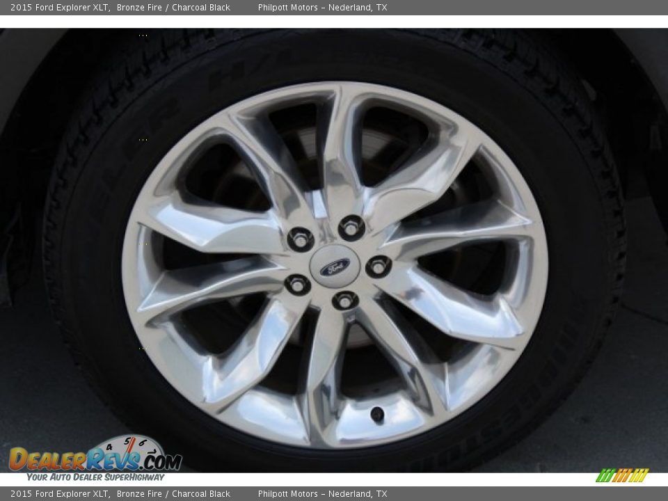 2015 Ford Explorer XLT Bronze Fire / Charcoal Black Photo #5