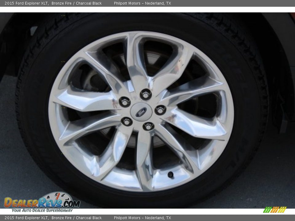 2015 Ford Explorer XLT Bronze Fire / Charcoal Black Photo #9