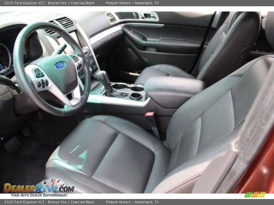 2015 Ford Explorer XLT Bronze Fire / Charcoal Black Photo #12