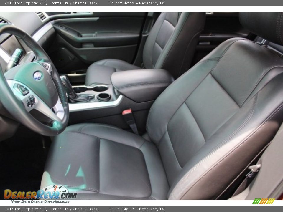 2015 Ford Explorer XLT Bronze Fire / Charcoal Black Photo #13