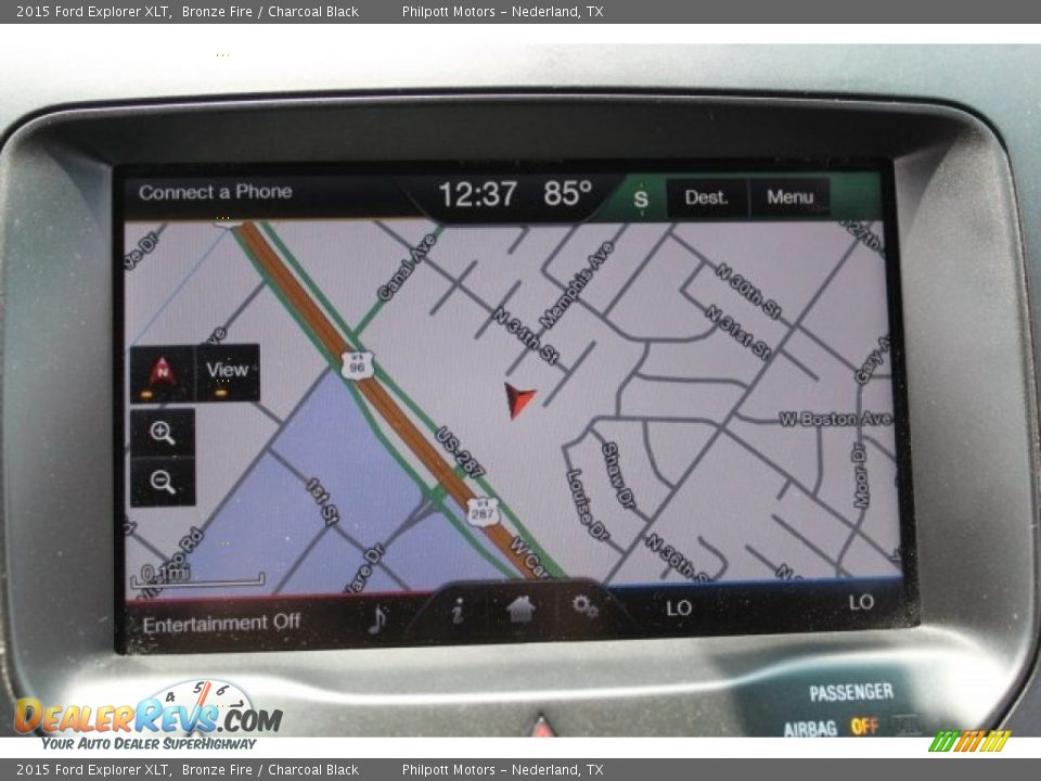 2015 Ford Explorer XLT Bronze Fire / Charcoal Black Photo #15