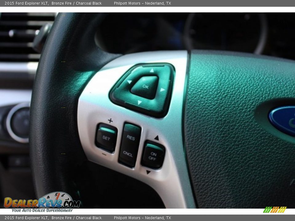2015 Ford Explorer XLT Bronze Fire / Charcoal Black Photo #18
