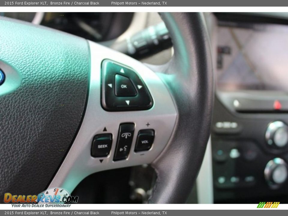 2015 Ford Explorer XLT Bronze Fire / Charcoal Black Photo #19