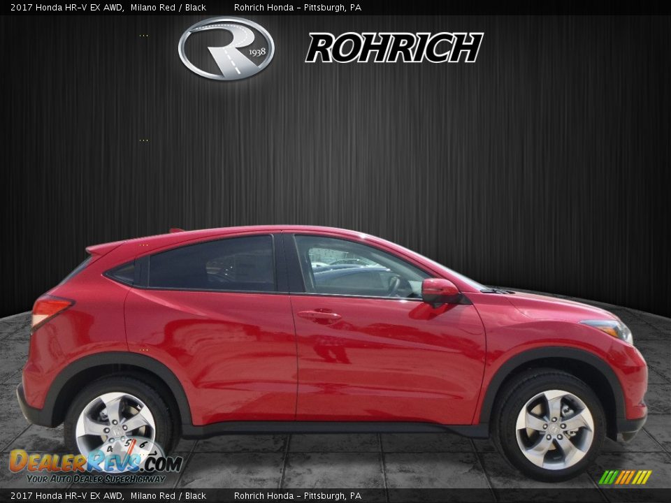 2017 Honda HR-V EX AWD Milano Red / Black Photo #2