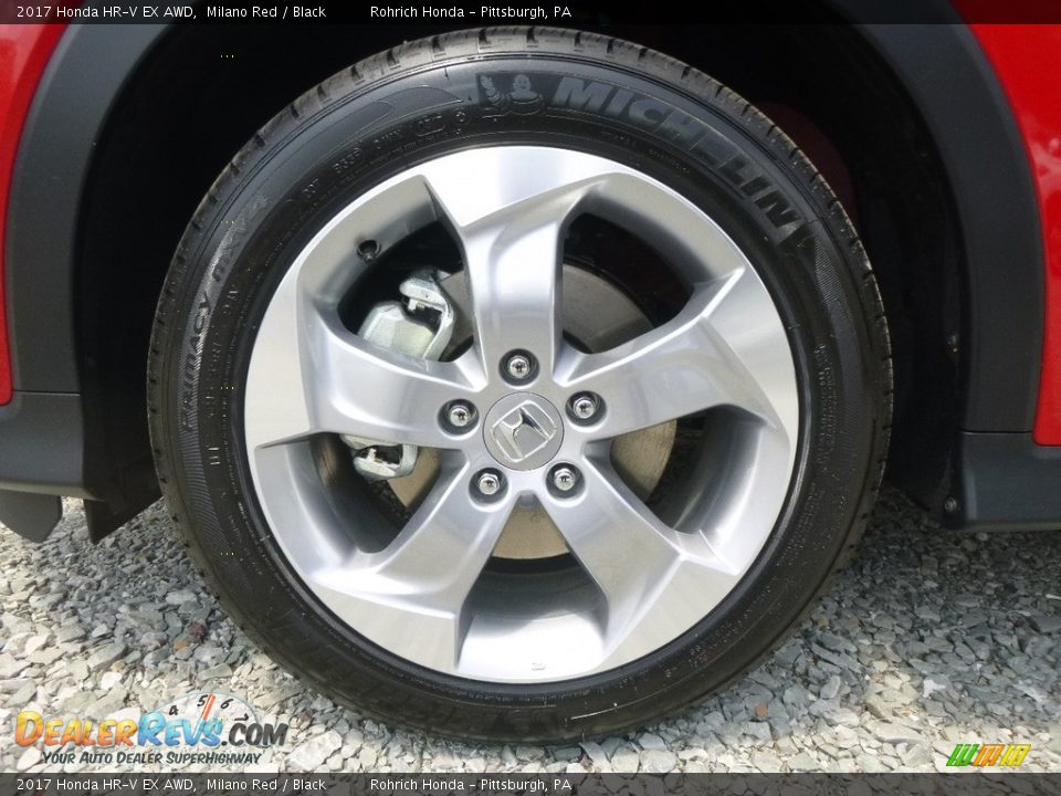 2017 Honda HR-V EX AWD Milano Red / Black Photo #5