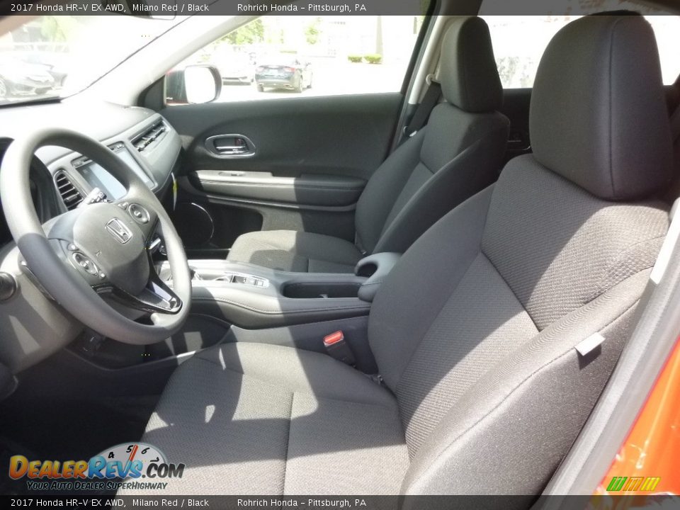 2017 Honda HR-V EX AWD Milano Red / Black Photo #6