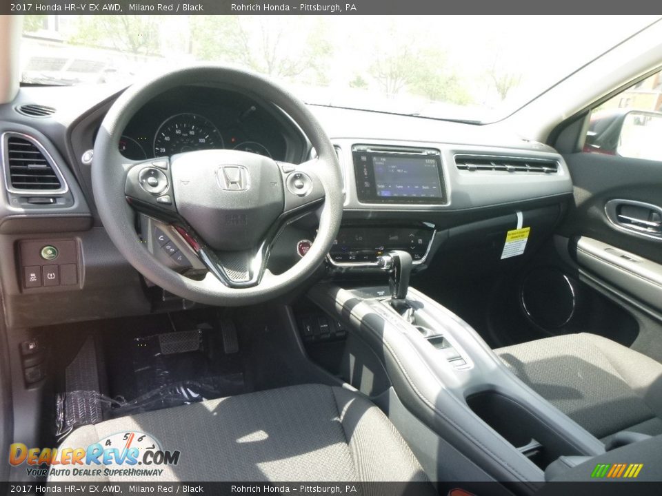 2017 Honda HR-V EX AWD Milano Red / Black Photo #8