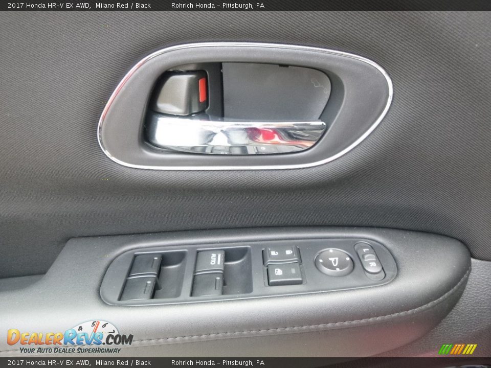 2017 Honda HR-V EX AWD Milano Red / Black Photo #9