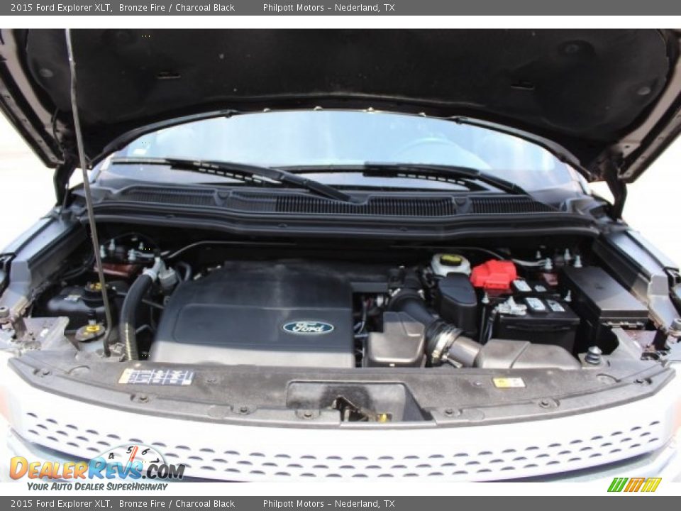 2015 Ford Explorer XLT Bronze Fire / Charcoal Black Photo #34