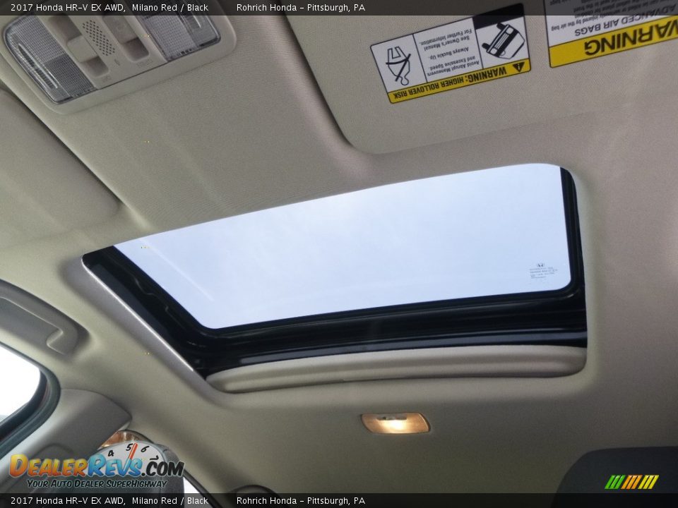 2017 Honda HR-V EX AWD Milano Red / Black Photo #11