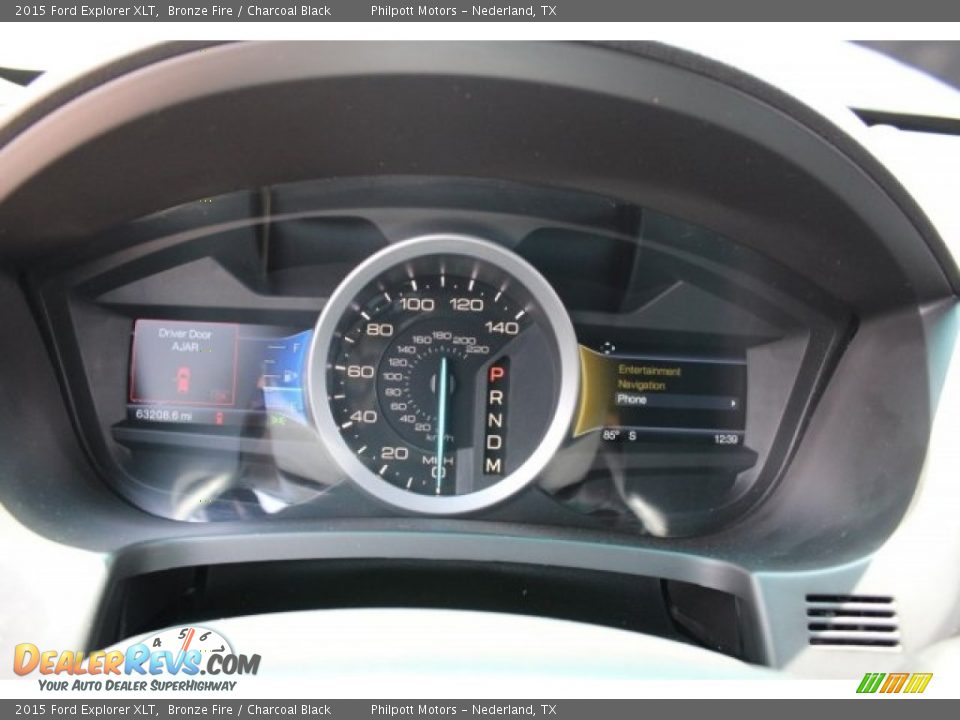 2015 Ford Explorer XLT Bronze Fire / Charcoal Black Photo #35