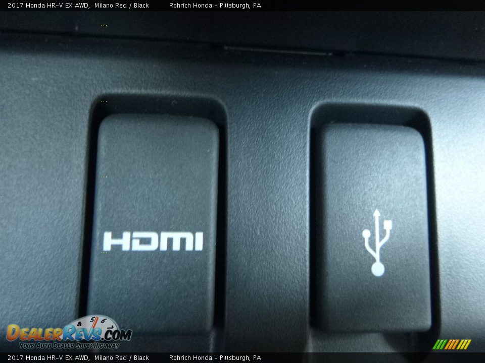 2017 Honda HR-V EX AWD Milano Red / Black Photo #14