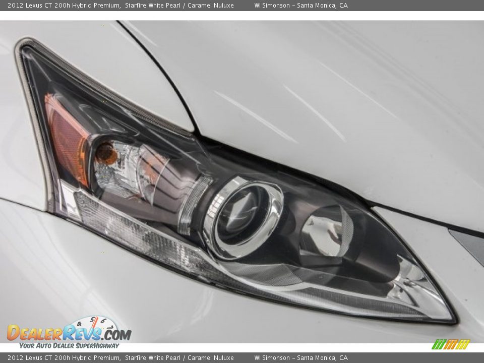 2012 Lexus CT 200h Hybrid Premium Starfire White Pearl / Caramel Nuluxe Photo #29