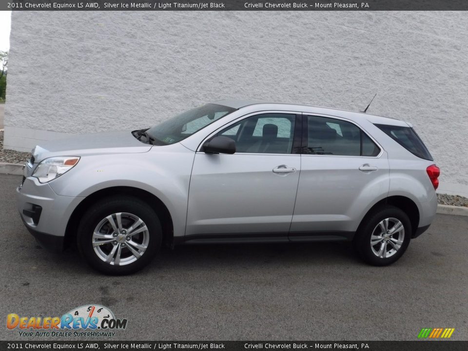 2011 Chevrolet Equinox LS AWD Silver Ice Metallic / Light Titanium/Jet Black Photo #2