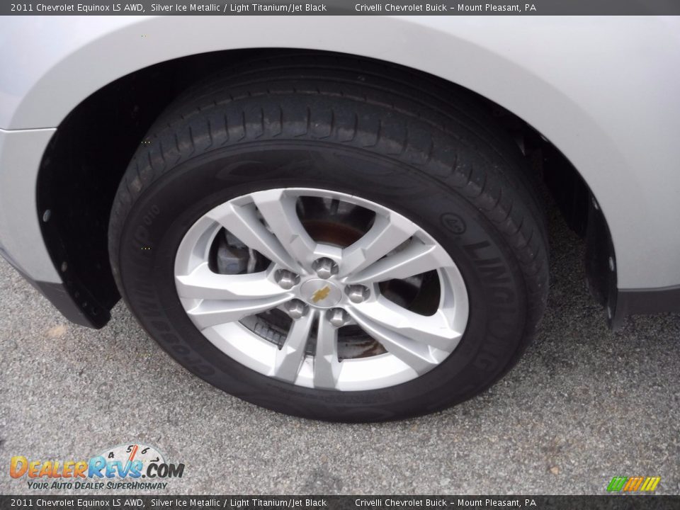 2011 Chevrolet Equinox LS AWD Silver Ice Metallic / Light Titanium/Jet Black Photo #3