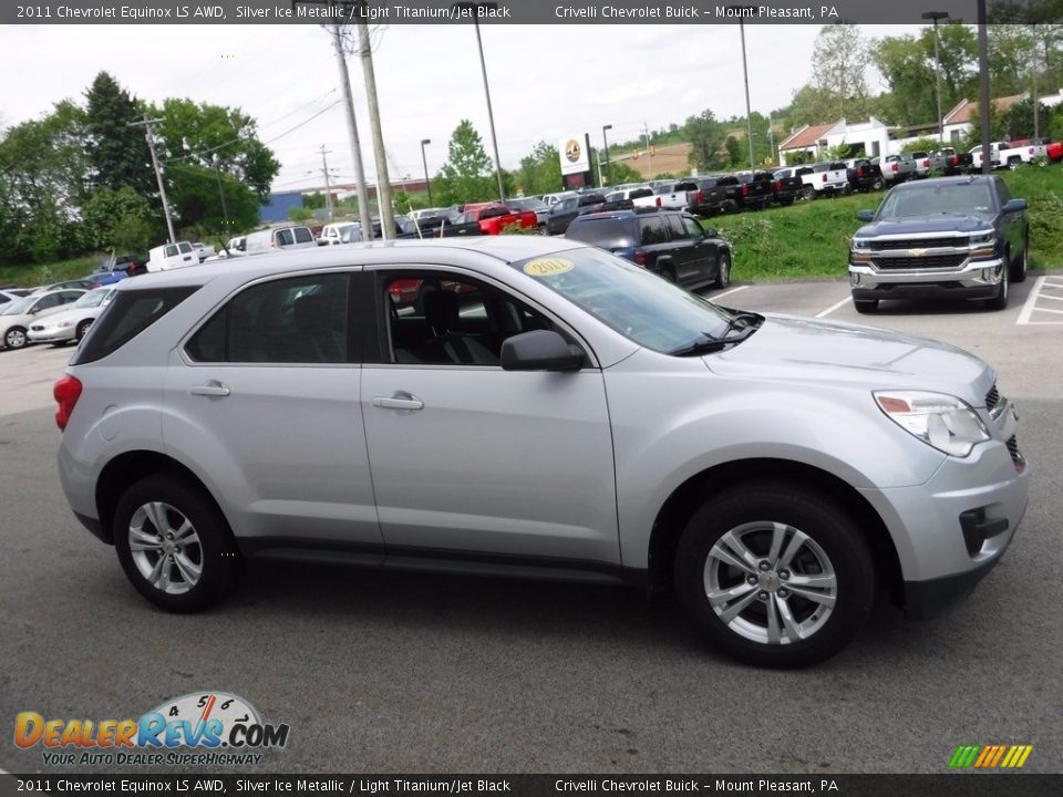 2011 Chevrolet Equinox LS AWD Silver Ice Metallic / Light Titanium/Jet Black Photo #5
