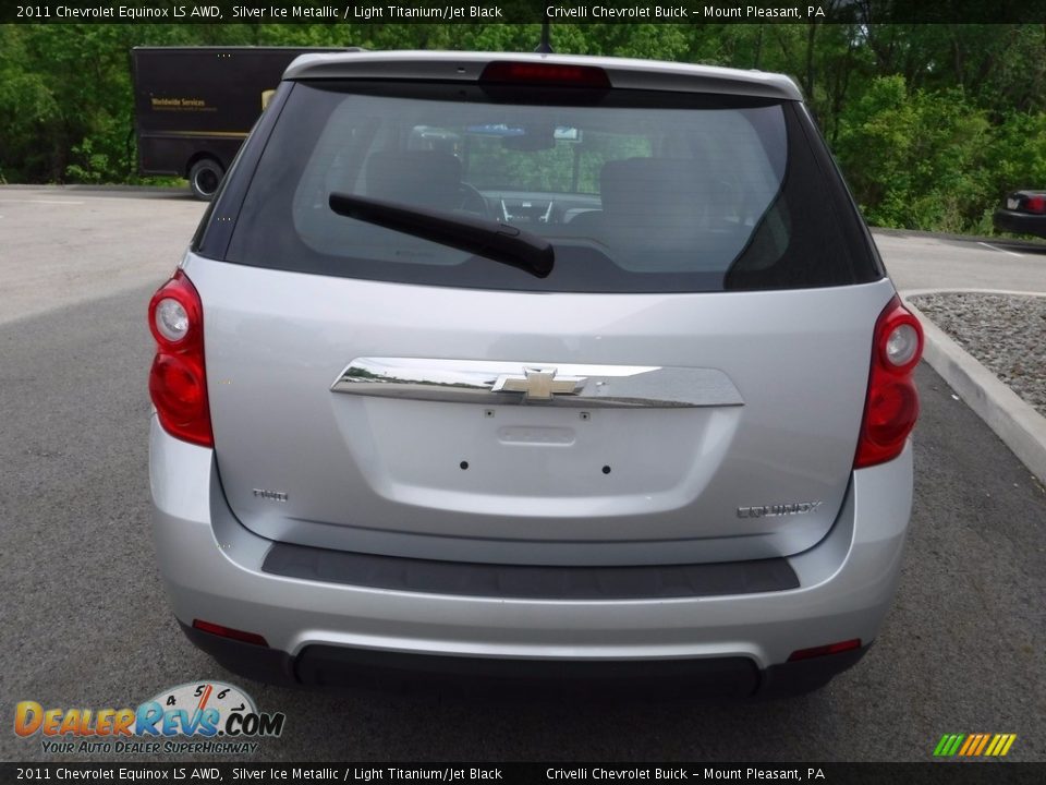 2011 Chevrolet Equinox LS AWD Silver Ice Metallic / Light Titanium/Jet Black Photo #7