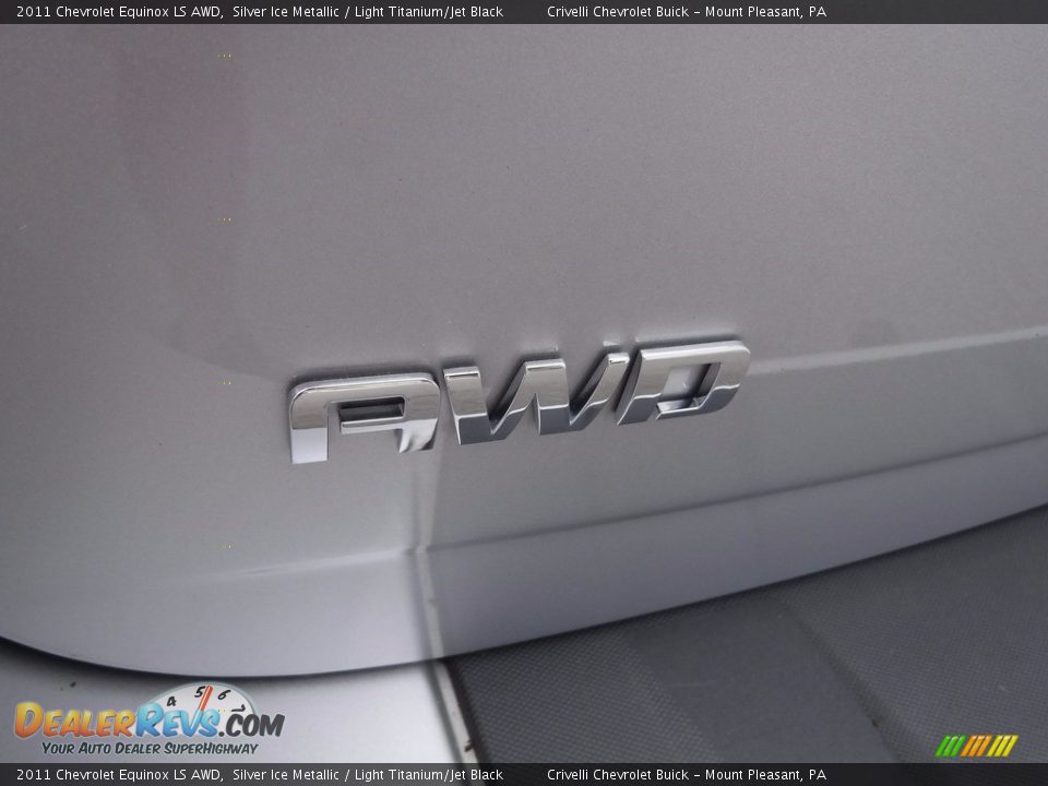 2011 Chevrolet Equinox LS AWD Silver Ice Metallic / Light Titanium/Jet Black Photo #9