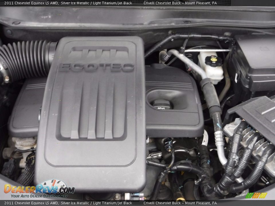 2011 Chevrolet Equinox LS AWD Silver Ice Metallic / Light Titanium/Jet Black Photo #10
