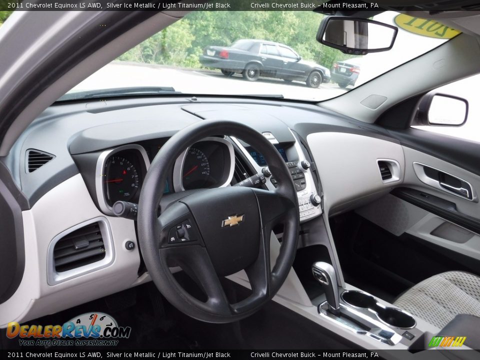 2011 Chevrolet Equinox LS AWD Silver Ice Metallic / Light Titanium/Jet Black Photo #11