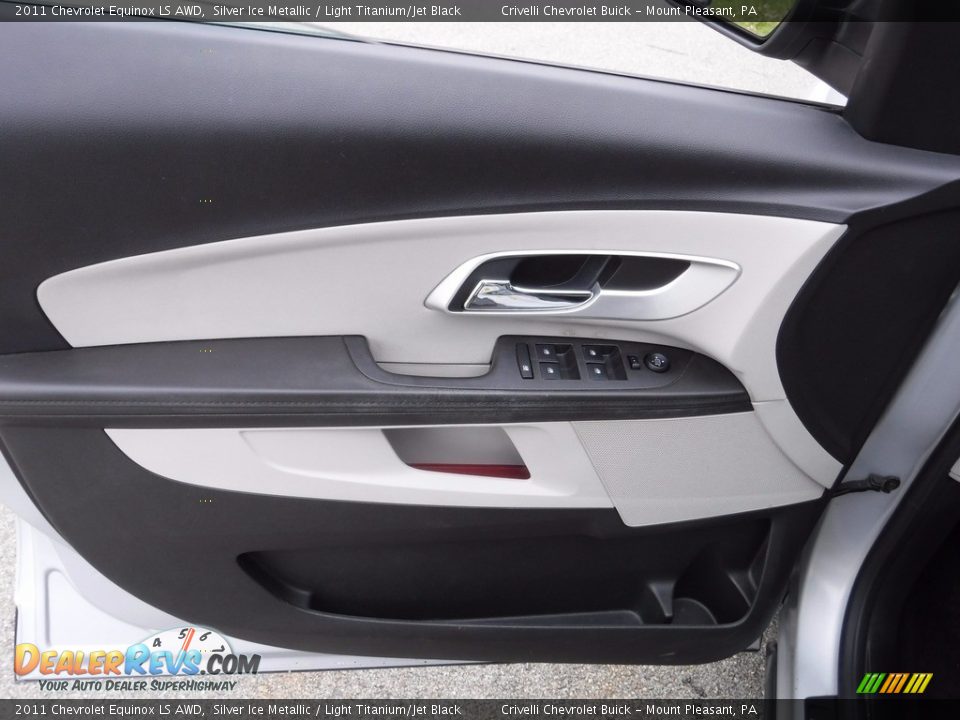 2011 Chevrolet Equinox LS AWD Silver Ice Metallic / Light Titanium/Jet Black Photo #12