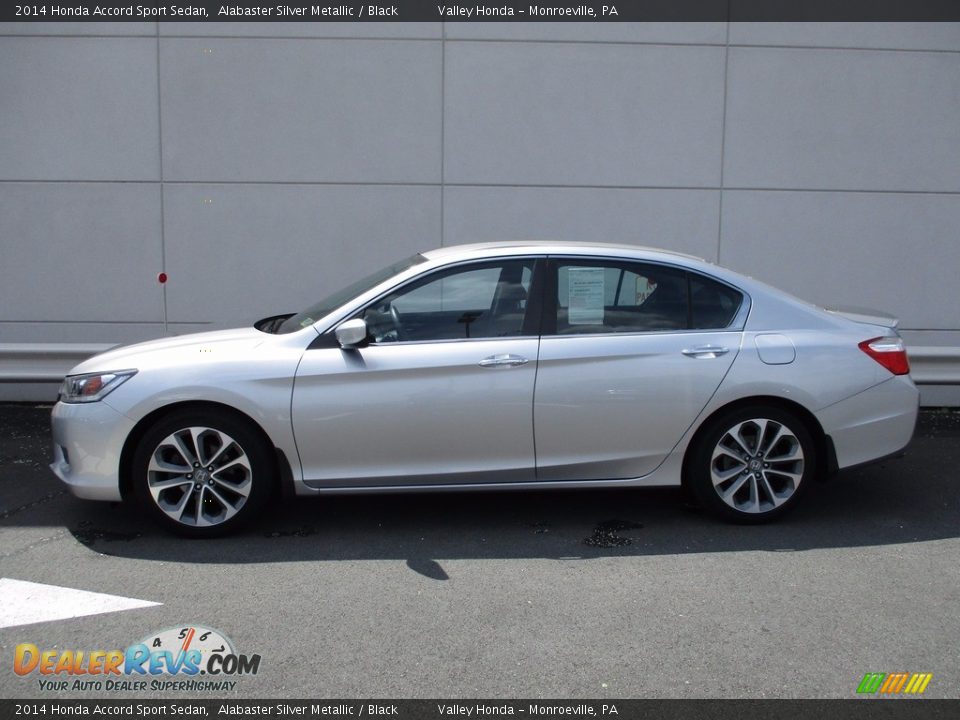 2014 Honda Accord Sport Sedan Alabaster Silver Metallic / Black Photo #2