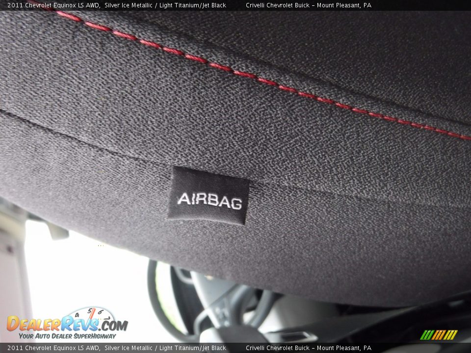 2011 Chevrolet Equinox LS AWD Silver Ice Metallic / Light Titanium/Jet Black Photo #15