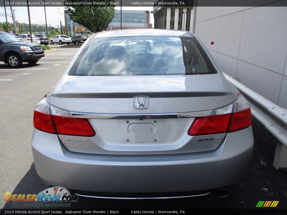 2014 Honda Accord Sport Sedan Alabaster Silver Metallic / Black Photo #5