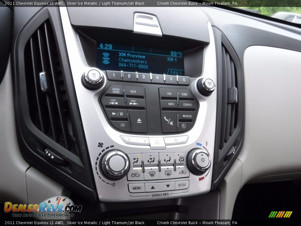 2011 Chevrolet Equinox LS AWD Silver Ice Metallic / Light Titanium/Jet Black Photo #16