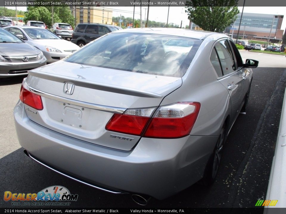 2014 Honda Accord Sport Sedan Alabaster Silver Metallic / Black Photo #6
