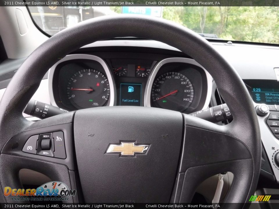 2011 Chevrolet Equinox LS AWD Silver Ice Metallic / Light Titanium/Jet Black Photo #18