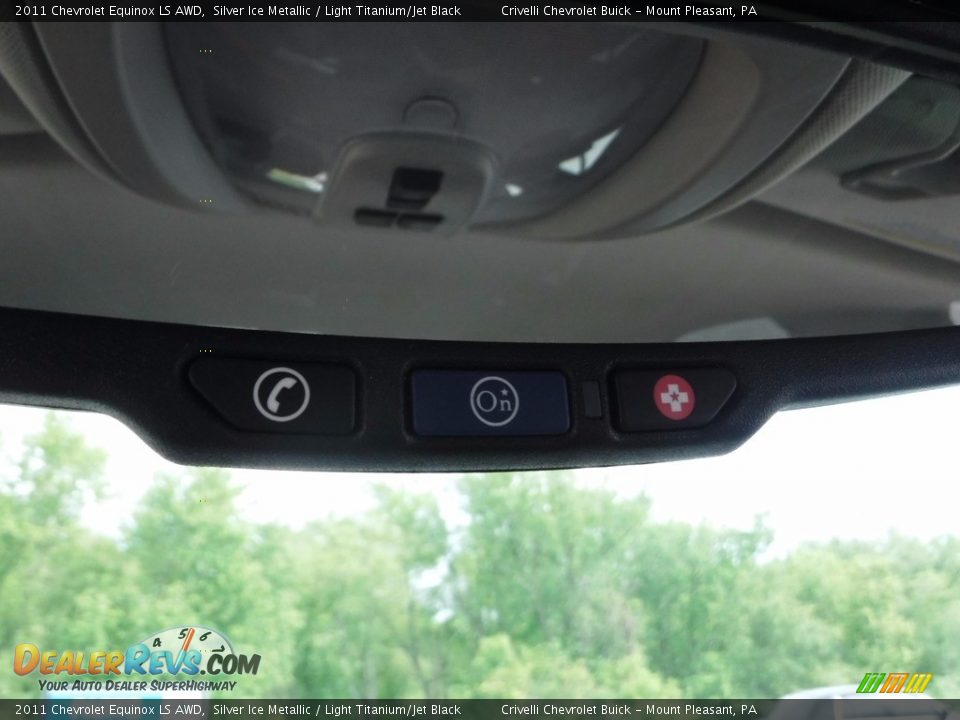 2011 Chevrolet Equinox LS AWD Silver Ice Metallic / Light Titanium/Jet Black Photo #19