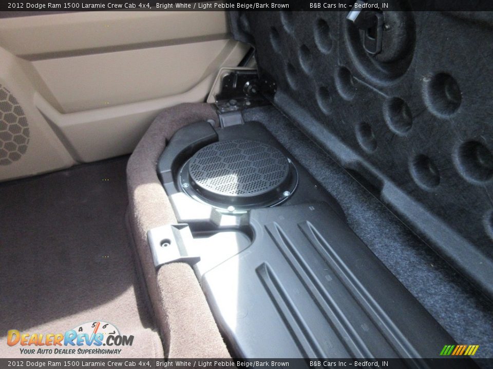 2012 Dodge Ram 1500 Laramie Crew Cab 4x4 Bright White / Light Pebble Beige/Bark Brown Photo #30