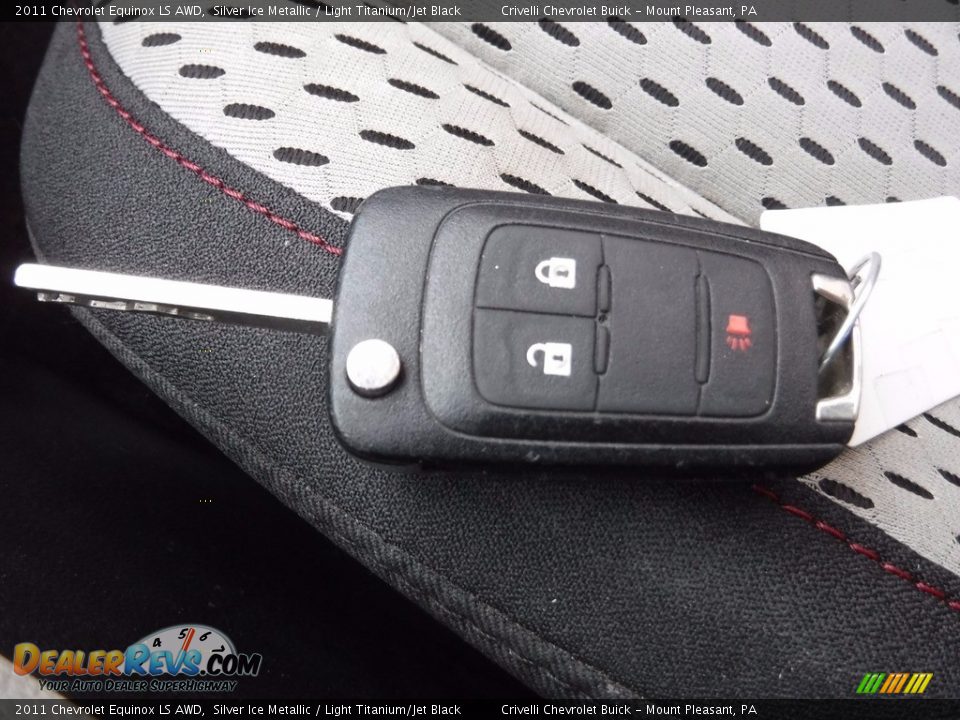2011 Chevrolet Equinox LS AWD Silver Ice Metallic / Light Titanium/Jet Black Photo #26
