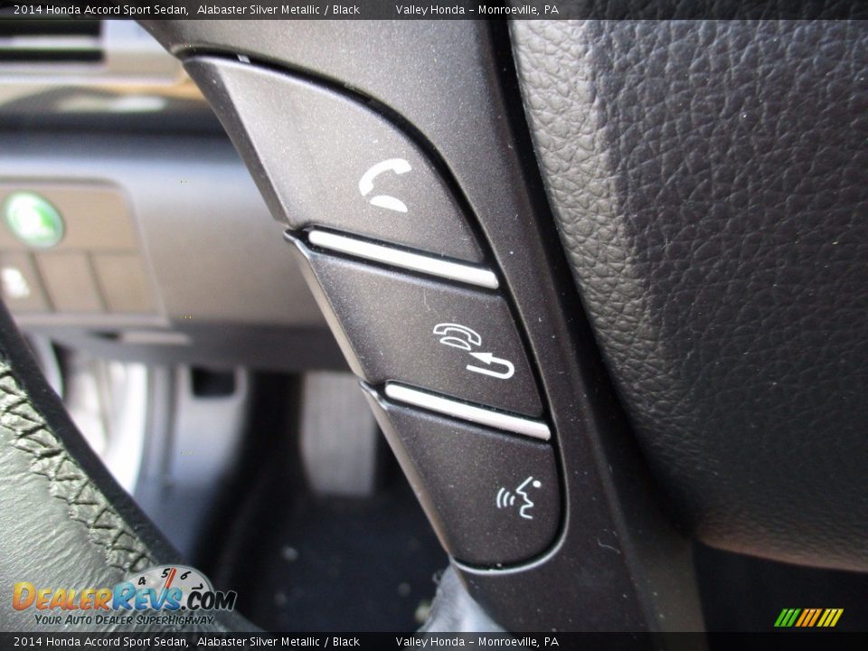 2014 Honda Accord Sport Sedan Alabaster Silver Metallic / Black Photo #17