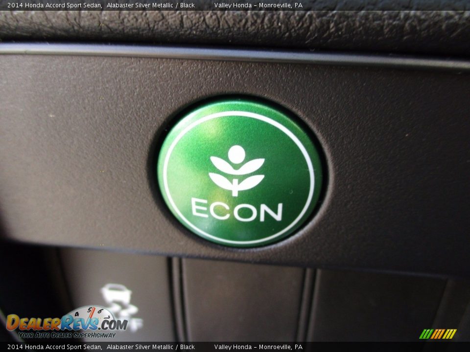 2014 Honda Accord Sport Sedan Alabaster Silver Metallic / Black Photo #18