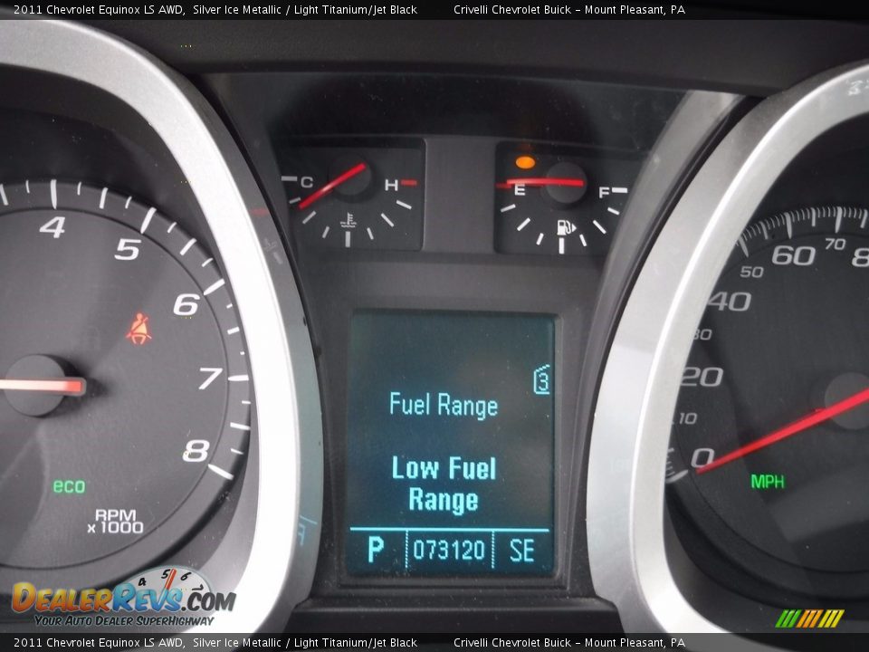 2011 Chevrolet Equinox LS AWD Silver Ice Metallic / Light Titanium/Jet Black Photo #30