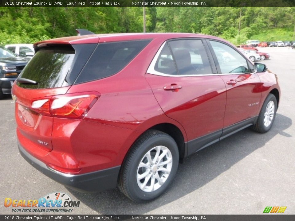 2018 Chevrolet Equinox LT AWD Cajun Red Tintcoat / Jet Black Photo #4