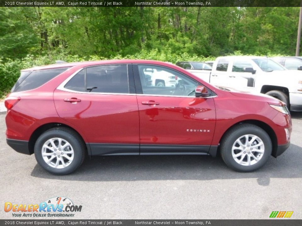 2018 Chevrolet Equinox LT AWD Cajun Red Tintcoat / Jet Black Photo #5